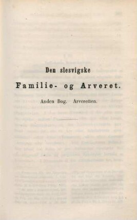 Anden Bog. Arveretten.