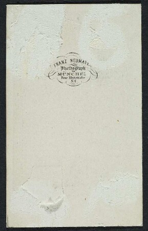 Porträt Ludwig Schittler : Foto-/Bildersammlung Stenografische Sammlung. Porträt Ludwig Schittler. Photographie. Carte de visite (um 1865; F. Neumayer). Dresden: SLUB P a 0521