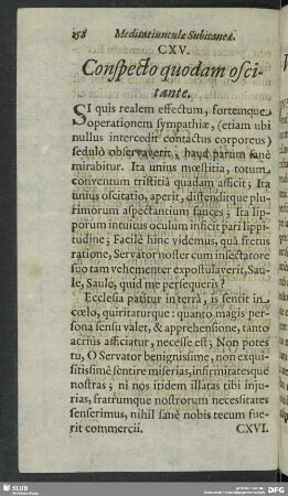 CXV. Conspecto quodam oscitante
