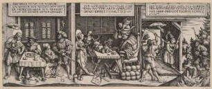 Illustration zu den Sprüchen Salomo 10, Verse 1-3