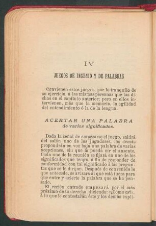 Acertar una palabra de varios significados.