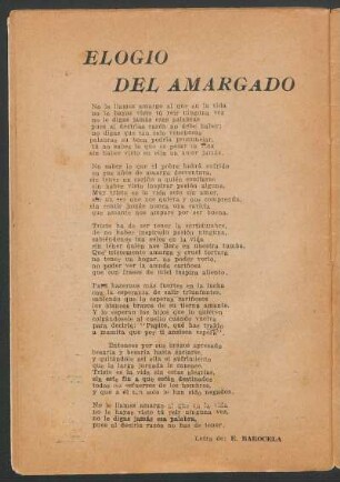 Elogio del amargado