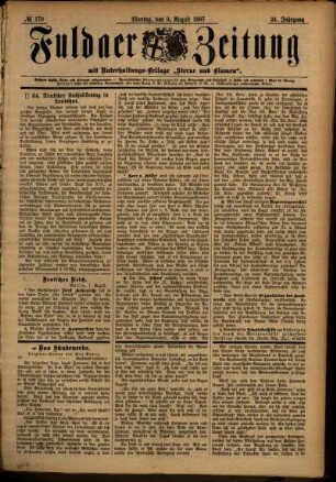 Ausgabe vom Montag, den 09. August 1897.