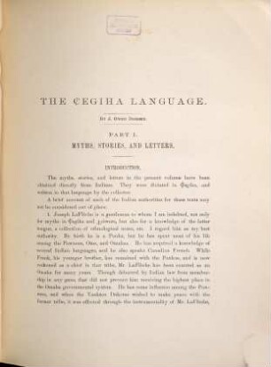 Contributions to North American ethnology, VI