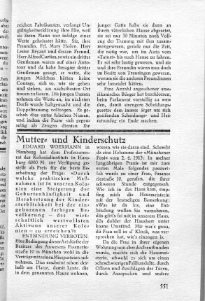 Mutter- und Kinderschutz