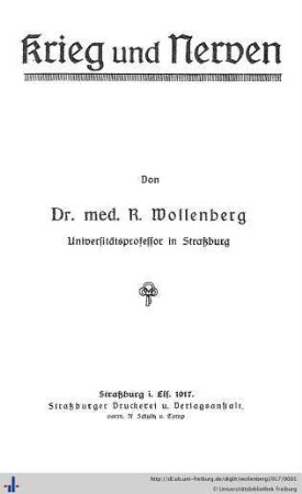 Krieg und Nerven