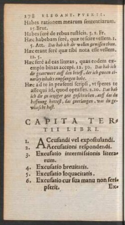 Capita Tertii Libri.