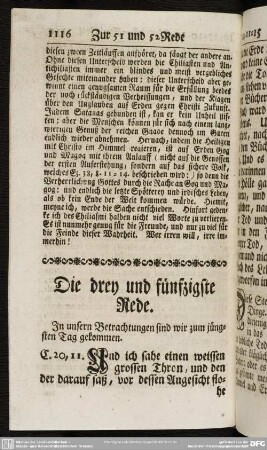 Die drey und fünfzigste Rede