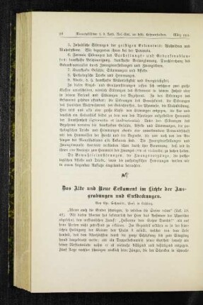 ¬Das¬ Alte und Neue Testament im Lichte der Ausgrabungen und Entdeckungen