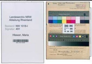 Entnazifizierung Maria Hlawan , geb. 05.10.1908 (Schneiderin)