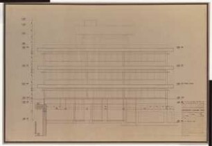 Physikalische Institute der Universität Köln: Kernphysik Fassade Nord, 1:50