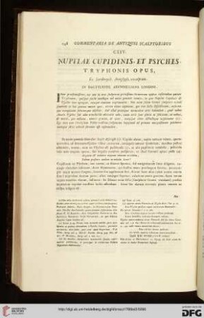 CXIV. Nuptiae Cupidinis, et Psyches / CXIV. Le nozze di Cupido, e Psiche