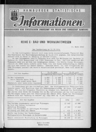 Der Bauüberhang am 31.12.1954 : Nr. 4
