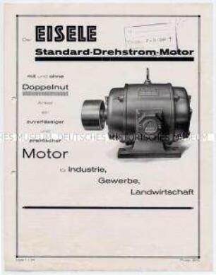 Standard-Drehstrommotoren der Firma Eisele