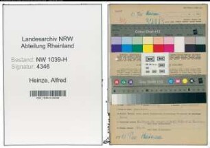 Entnazifizierung Alfred Heinze , geb. 09.02.1909 (Jurist)