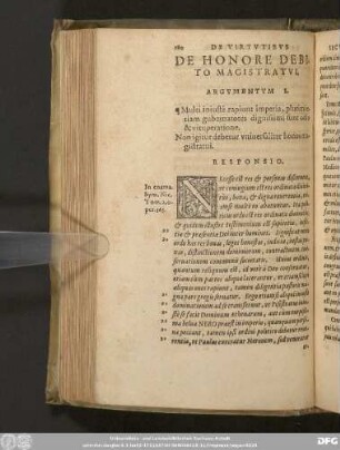 De Honore Debito Magistratui.
