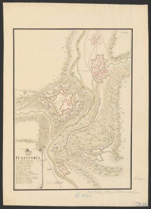 Plan du Fort de Fenesterel