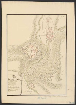 Plan du Fort de Fenesterel