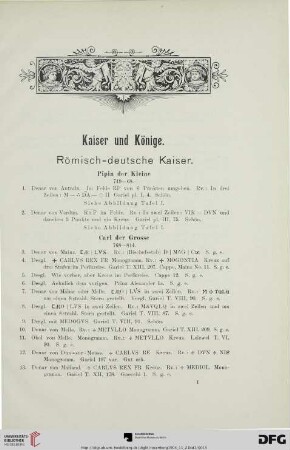 Kaiser und Könige (Nr. 1-722)