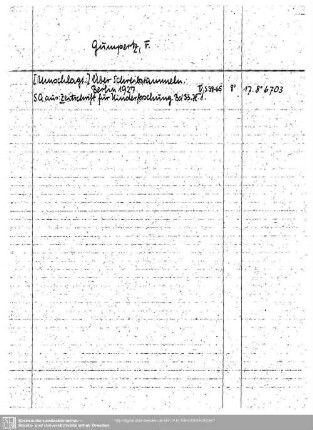 Gumpertz, F.