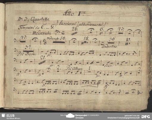 No. 3 Quartetto (timp)
