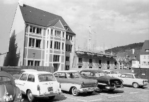 Freiburg i. Br.: Bau der Städt. Bücherei am Münsterplatz