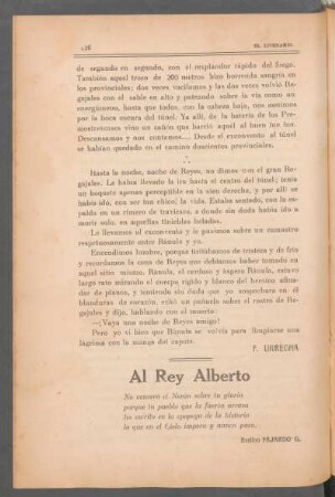 Al Rey Alberto