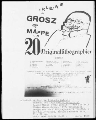 Kleine Grosz-Mappe
