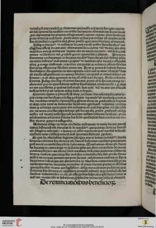 De renunciationibus beneficiorum