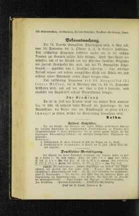 Zur Beachtung