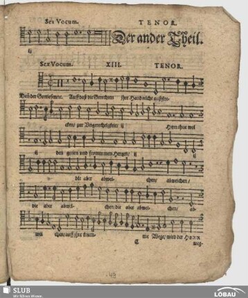 XIII. Denn der Gottlosen Scepter