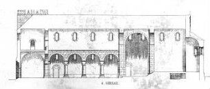 Hirsau, St. Aurelius, Längsschnitt