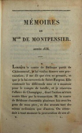 Mémoires De Mlle De Montpensier, 6