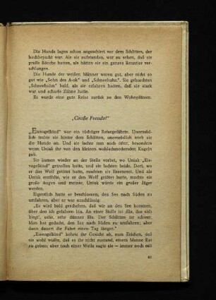 "Große Freude!"
