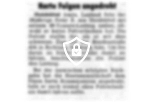 Harte Folgen angedroht
