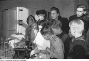 Dresden, Neustadt und Coschütz. Wasserwerk Coschütz - Wasserwerk Saloppe, April 1950