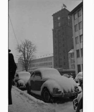 Erneuter Schneefall im diesjährigen Winter.