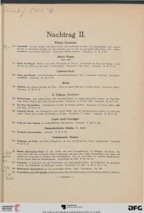 Nachtrag II (Nr. 756-769)