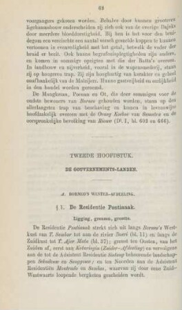 A. Borneo's wester-afdeeling