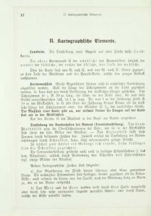 II. Kartographische Elemente