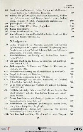 Schlafzimmer (Nr. 410-426)