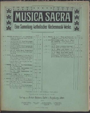Missa Laudate dominum : leichte Messe ; für Sopran, Alt und Bass ; op. 35