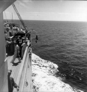 Reisefotos. Das Passagierschiff Milwaukee auf der Adria
