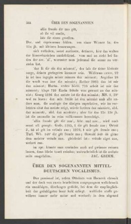 Über Den Sogenannten Mitteldeutschen Vocalismus.