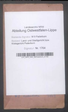 Erblasser: Schnittker, Aloysius: