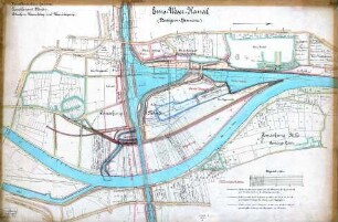 Plan Wasserstraßenkreuz Minden/Weser