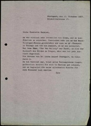 Liebe Charlotte Weidler, es war wirklich sehr freundlich...