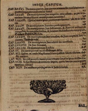 Ichnographia Municipalis Sive Tractatus De Iurisdictione Et Iure Municipiorum Iuridico-Politicus