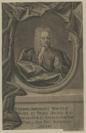 Bildnis des Rudolph Christianus Wagner