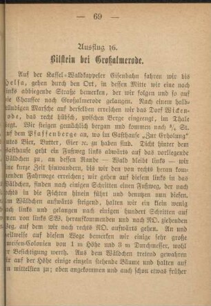 Ausflug 16. Bilstein bei Großalmerode.